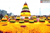 Festivals Of India, Bathukamma Procedure, bathukamma telangana s floral festival, Bath