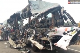 Tirupur bus accident, Road accident, 17 dead after a bus from bengaluru to ernakulam meets with an accident, Bus accident