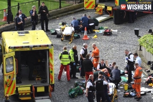 Terrorist Attack Outside Parliament Complex At Westminister Bridge, London
