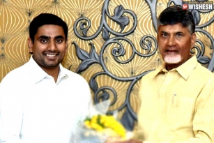 CBN and Nara Lokesh steps out for Deceased NTR fan