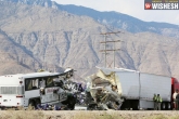 passengers, USA, california tour bus crash 13 killed 31 injured, California tour bus crash