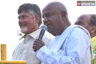 Chandra Babu Is The Future PM Says Deve Gowda