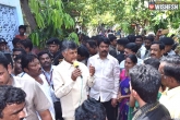 Vambay Scheme, Chandrababu Naidu, naidu holds surprise inspection in vijayawada, Inspection