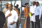 Chennai Airport, Mumbai, chennai airport staff get lucky to meet rajinikanth, Lucky