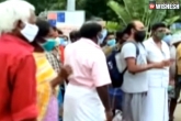 Coronavirus patients Mangat, Coronavirus cases in Chennai, chennai coronavirus patients stages protest locals run for life, Be patient