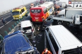 Yeongjong bridge, South Korea car accident, crash of 100 cars in south korea, Korea
