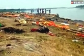 Coronavirus bodies in Ganga breaking news, Ganga river, shocking over 150 dead bodies of coronavirus patients dumped in ganga, Dum