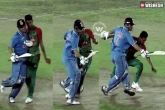 Mustafizur Rahman, Bangladesh, dhoni fined 75 of match fee for on field collision, Collision