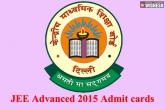 JEE 2015 hall ticket, Joint entrance exam, download jee advanced 2015 admit cards here, Advanced