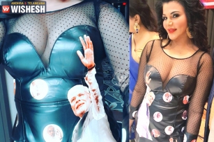 FIR Booked Against Rakhi Sawant For Wearing Dress With Pictures Of PM Modi