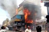 Tirupati fire breakout loss, Tirupati fire breakout loss, huge fire breaks out in tirupati, A araja