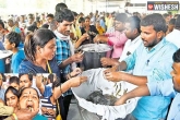 Fish Prasadam updates, Fish Prasadam next, thousands take fish prasadam in hyderabad, Nampally