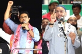 TRS and AIMIM news, TRS and AIMIM in polls, ghmc polls war of words between trs and aimim, Mim