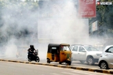 Hyderabad air pollution, Hyderabad air pollution, to battle pollution ghmc to install air purifiers, Air pollution