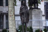 Mahatma Gandhi statue New York, Mahatma Gandhi statue in USA, indian americans condemn the gandhi statue vandalism in new york, New york