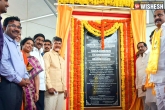 AP CM, N Chandrababu Naidu, ap cm lays foundation stone for airport at orvakal, Orvakal