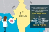 India, Hidustan, india never existed only south asia, South asia