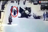 video goes viral, road accident, hyderabad woman walks on road causing accident video goes viral, Walking