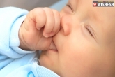 research, thum suck, infant thumb sucking habit is good, Infant