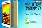Aqua Pro 4G, Aqua Raze II, intex launches aqua raze ii aqua pro 4g smartphone, Aqua pro 4g