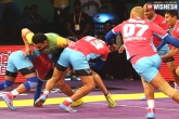 Star Sports, Pro Kabaddi League 2016, telugu titans faced a defeat against jaipur pink panther by 4 points, Telugu titans