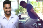 NTR new look, NTR weight, tarak sheds 20 kgs for his next, Gym