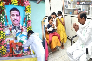 KCR Keeps His Promise For Colonel Santosh Babu&#039;s Family