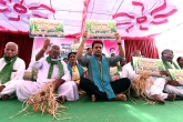Farmers Protest Telangana, Farmers Protest Telangana updates, farmers will crush bjp ktr, Farmers protest