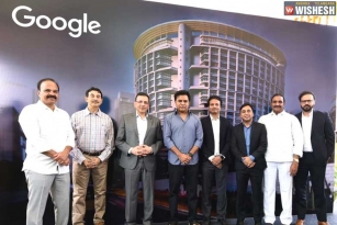 KTR breaks the ground for Google&#039;s largest campus in Hyderabad