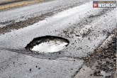 GHMC, potholes, ktr hold review meeting ask ghmc to work on potholes, Pothole