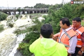 Hyderabad Rains, Telangana, ktr visits flood hit areas, Hyderabad
