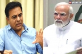KTR recent statements, Narendra Modi, ktr asks modi to learn from trs government schemes, Hyderabad