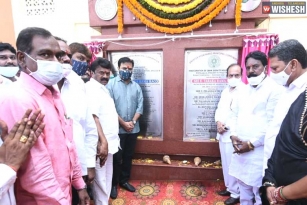 KTR Inaugurates 2 BHK Houses in Hyderabad