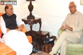 Rajnath Singh, Anantnag Lok Sabha bypoll, j k governor meets rajnath discusses kashmir situation, Rajnath singh