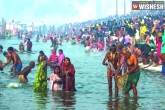 skin problems, skin problems, pilgrims face skin problems after taking holy dip, Krishna river