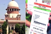 Aadhaar Card, Aadhaar Linking, supreme court refuses interim stay to link aadhaar number to bank, Aadhaar number