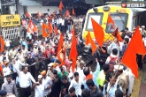 Maharashtra Bandh news, Maratha protestors, maharashtra bandh maratha groups protest all over, Maratha protests