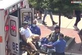 Man jumps off the ambulance latest, Weird videos, viral video man jumps off the ambulance and runs away, Weird videos