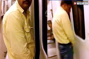 Watch: Man pees in metro coach