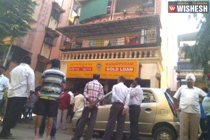Manappuram Finance Company Looted, Robbers Flea with 32kg Gold