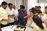 Chiranjeevi latest news, Chiranjeevi birthday, exclusive pics megastar s birthday bash, Exclusive