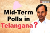 Telangana, KCR, is midterm polls for telangana next year, Dte