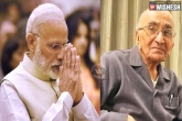 P. N. Bhagwati, Modi, pm modi condoles demise of former cji p n bhagwati, Bhagwati death