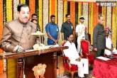 TRS, Telangana speaker, mumtaz ahmed khan takes oath as telangana speaker, Mim
