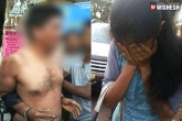 Muslim man stripped nude in Mangalore, Muslim man stripped, muslim man stripped for accompanying hindu woman, Nude