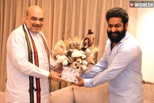NTR Meets Amit Shah in Hyderabad