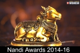 Nandi Awards news, Janatha Garage, nandi awards 2014 16 announced, Srimanthudu
