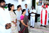 Nara Bhuvaneswari, Nara Bhuvaneswari - Chandrababu Naidu, nara bhuvaneswari offers prayer at church, Andhra pradesh