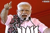 Narendra Modi news, KCR, teach trs a lesson says narendra modi, Telangana poll