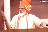 Narendra Modi latest, 74th Independence Day, narendra modi addresses the nation on 74th independence day, Independence day